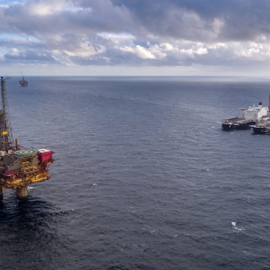 Pioneering Spirit in the Brent field