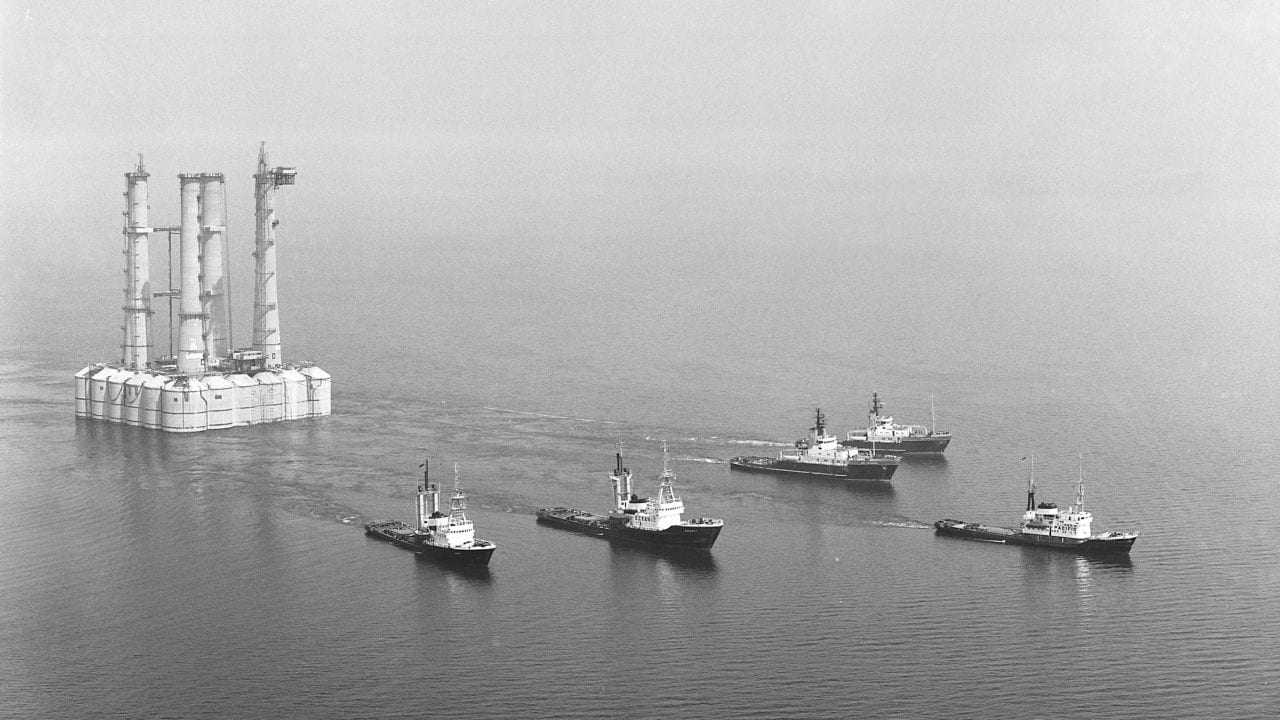 The Charlie GBS during tow-out