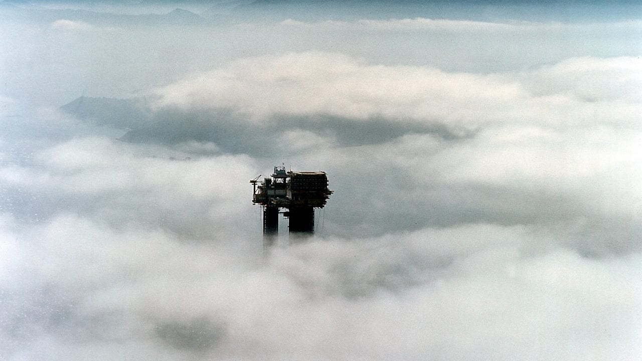 Brent Bravo viewed through the clouds of Norway (1975)
