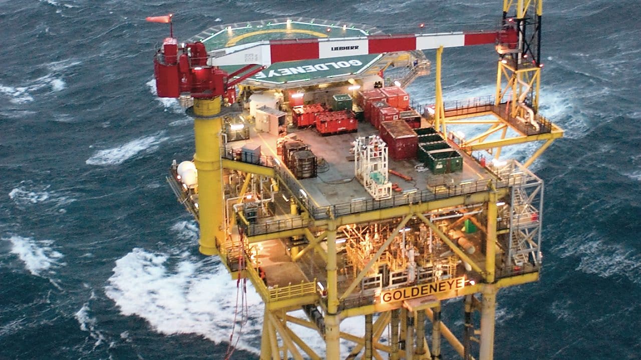 Goldeneye is located in the Central North Sea, in the United Kingdom Continental Shelf