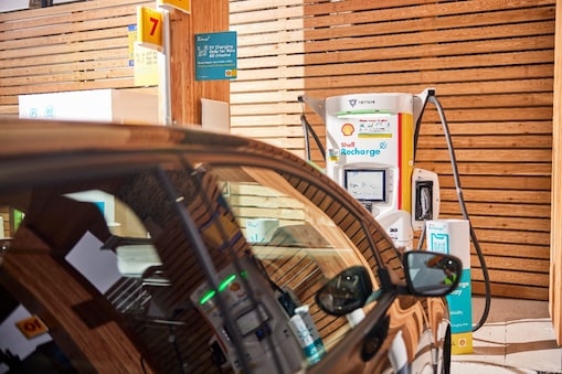 Fulham Road EV station, London, UK