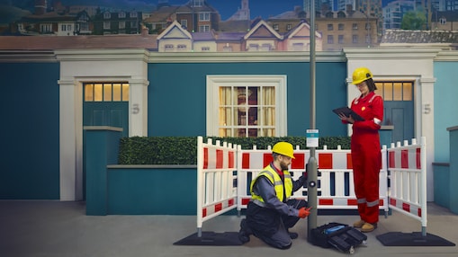 On street EV charger installation