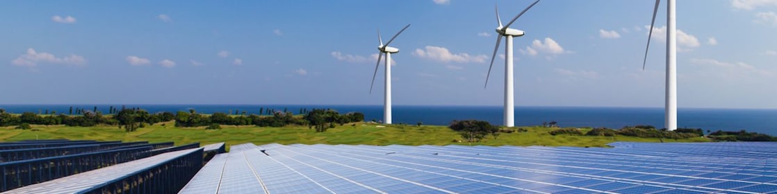 Solar and wind turbine