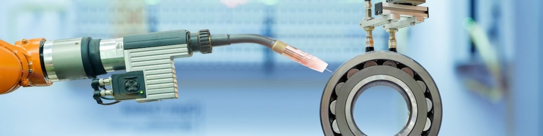 Man working on gears