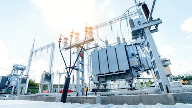 workers working at transmission & distribution unit