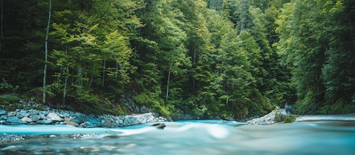 water flowing
