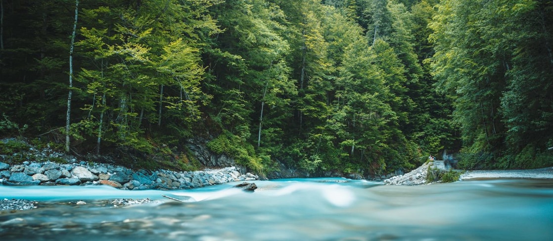 Natural river scene symbolizing circular economy and sustainable process oil solutions