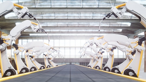 Robots in factory