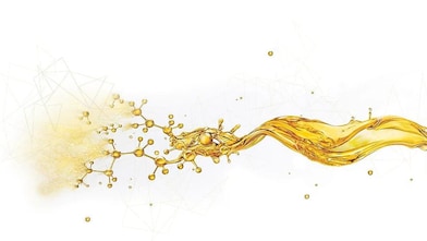 Oil splash breaking into small components