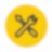 Icon of a heart beat line