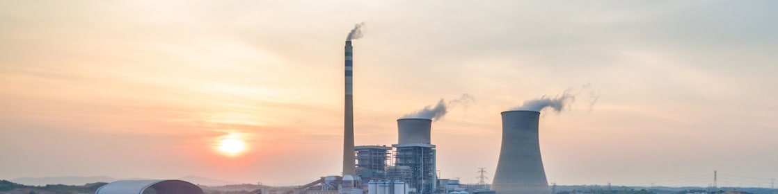 Wind turbines on a mountain