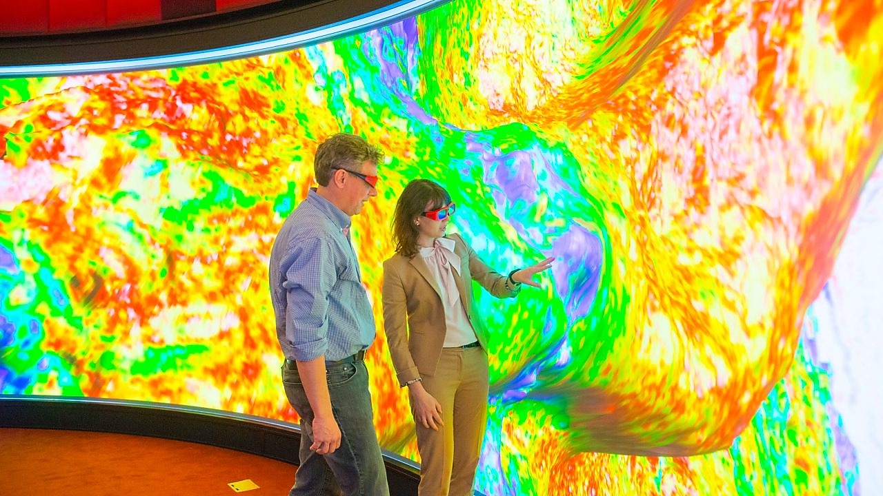 Our operations focus on the North Sea – men on a North Sea platform