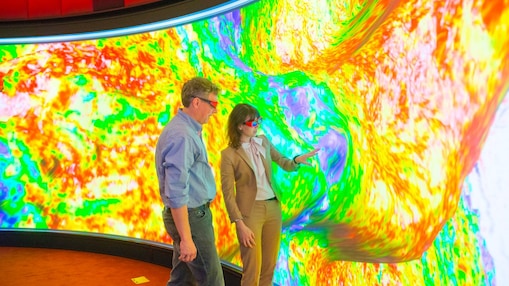 Our operations focus on the North Sea – men on a North Sea platform