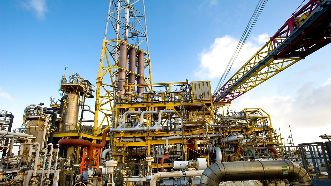 Shearwater platform in the North Sea