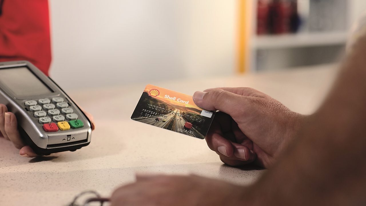 Person with Shell Card