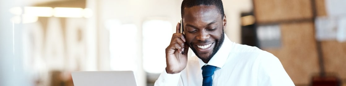 man talking on the micro phone