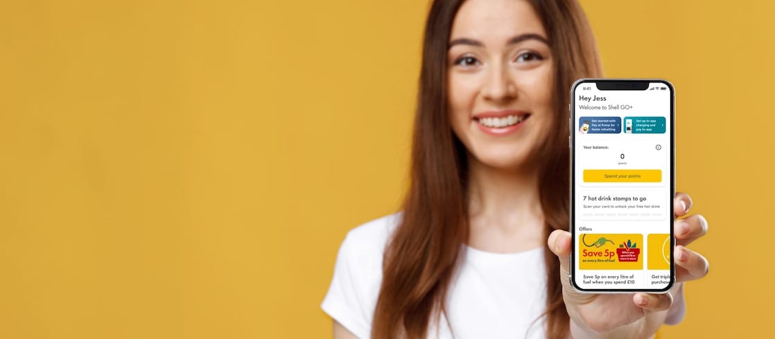 EV public charging with the Shell App