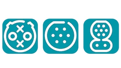 Compatibility icons for 'CHAdeMO', 'Type 2' and 'CCS'.