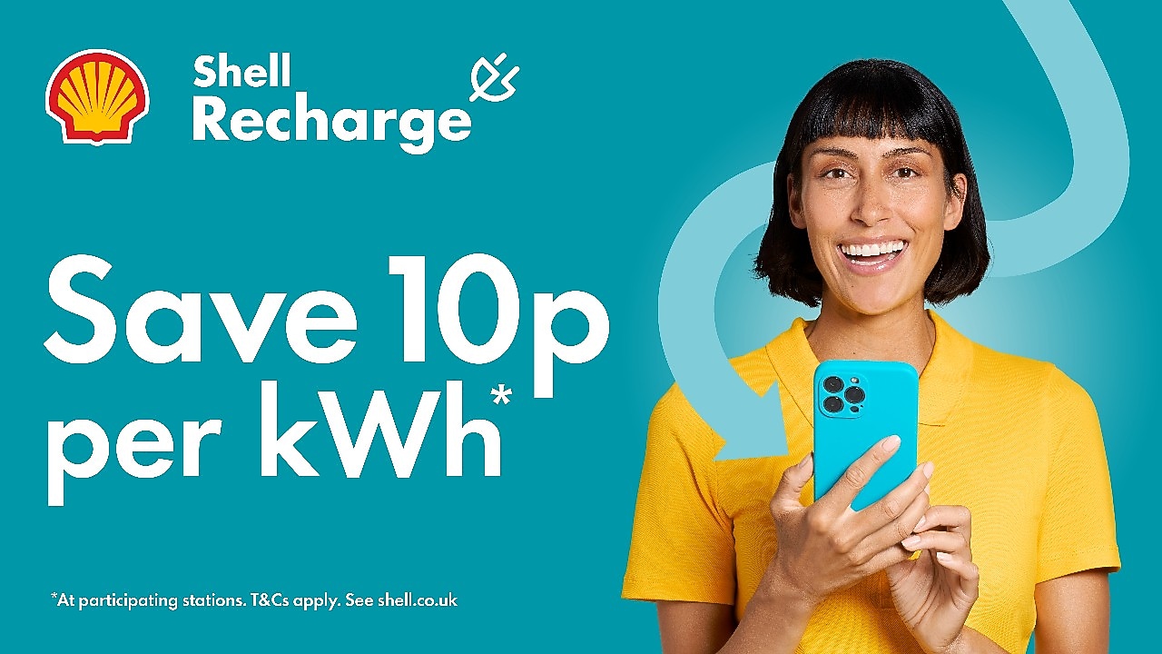 Save 10p per kWh with the Shell App