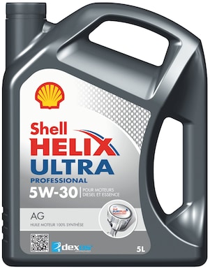 Image of Shell Helix Ultra Professional AG 5W-30 bottle