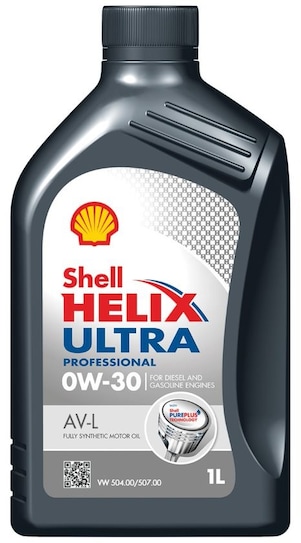 Image of Shell Helix Ultra Professional AV-L-0w30  bottle