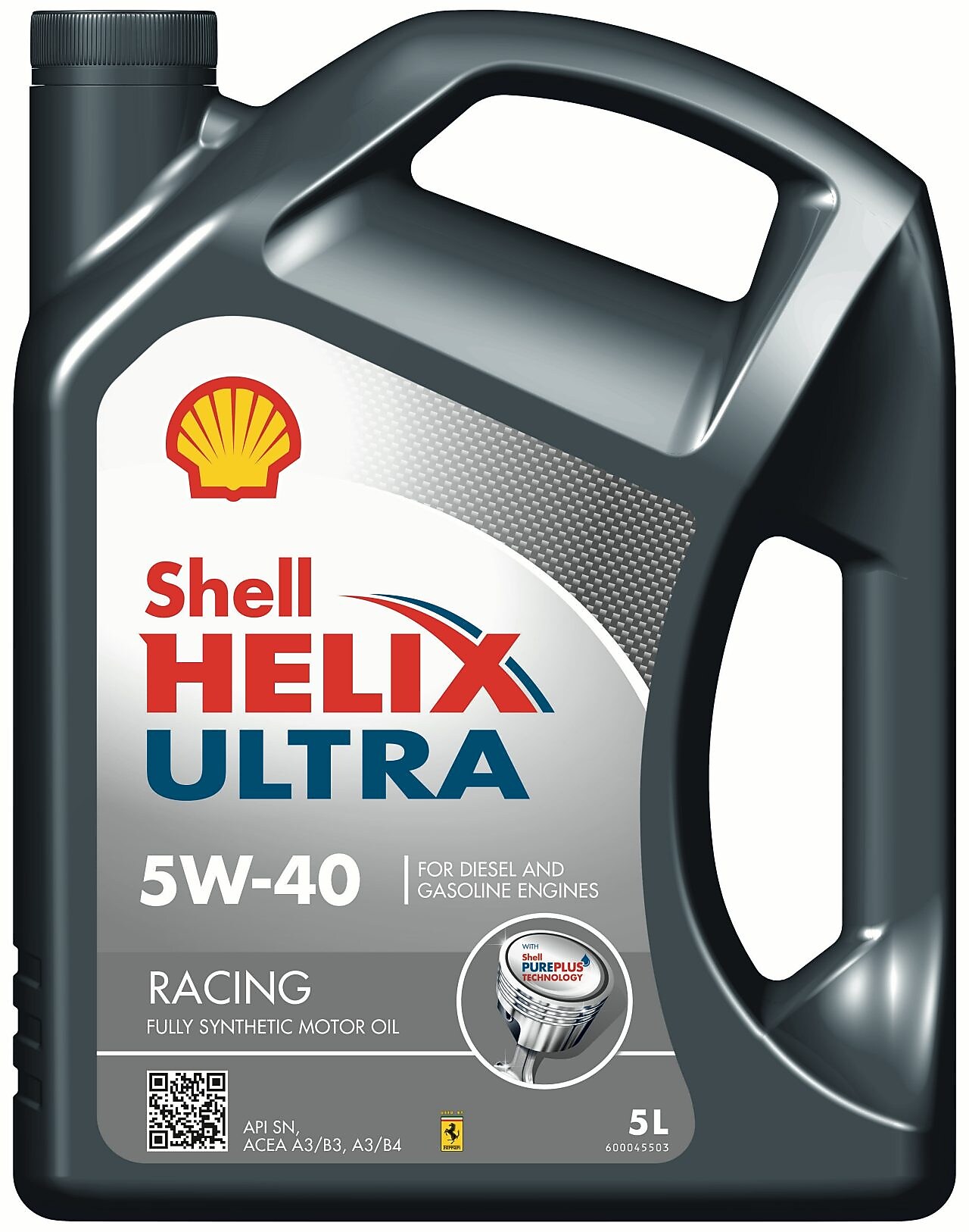 Image of Shell Helix Ultra Racing 5W-40 bottle