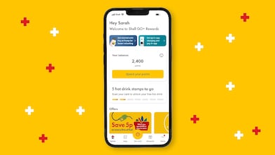 Screenshot of the Shell App home screen