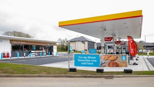 Shell service station