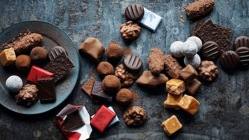 Assortment of chocolates